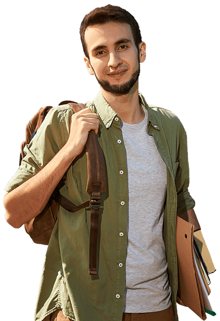 pleased undergraduate with books in his hand 2025 03 09 20 42 08 utc