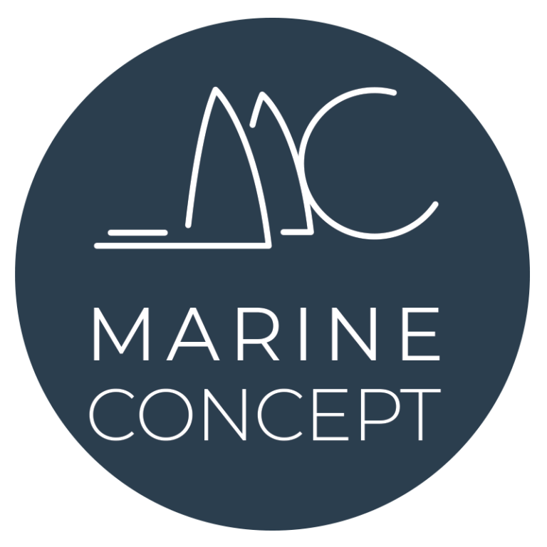 marine concept logo la belle classe academy